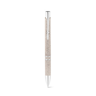 BETA WHEAT. Straw fibre and ABS ball pen with clip